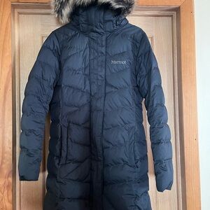 Marmot long puffy coat